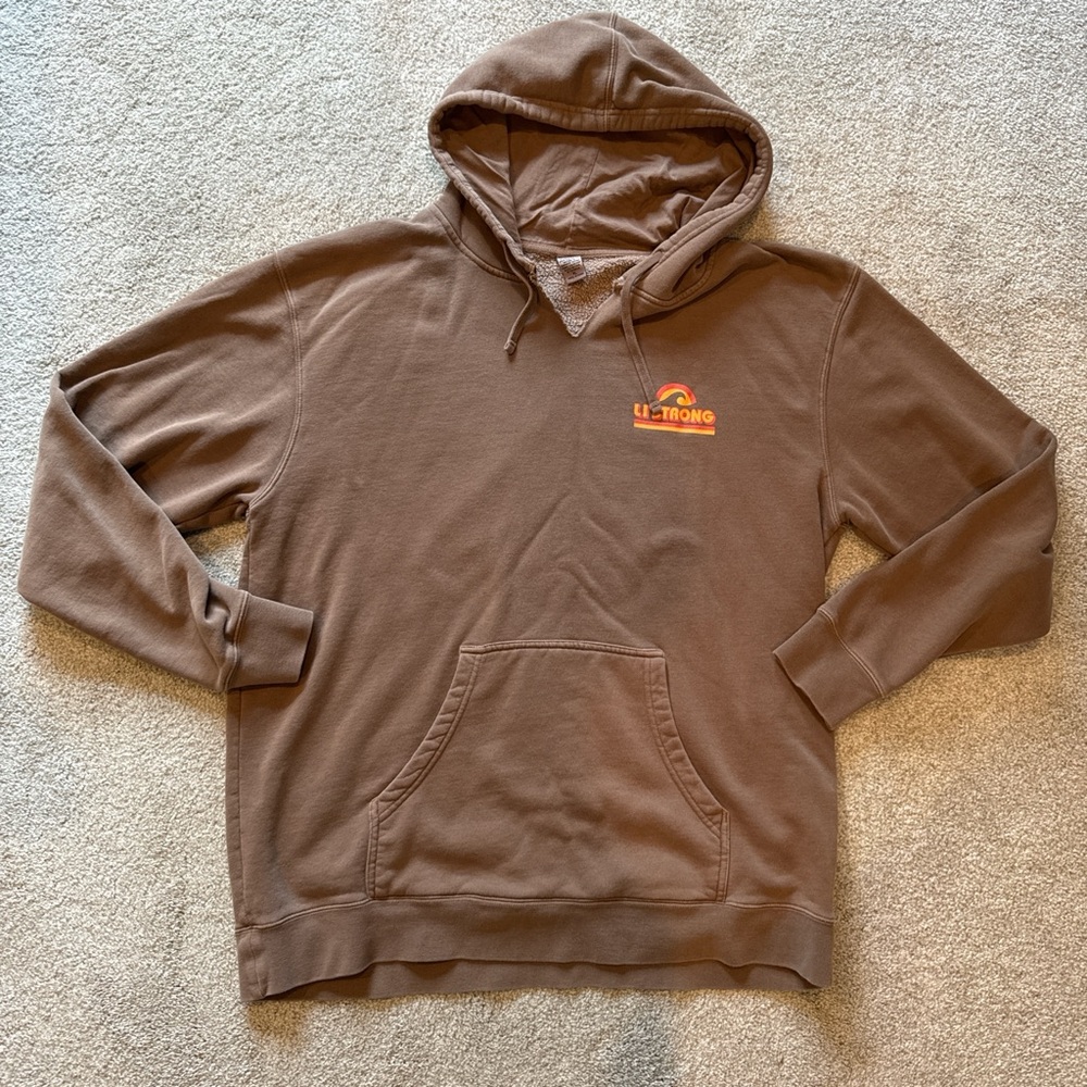 Long Island Brown / Orange Hoodie Sweatshirt
